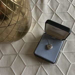 NWT H.J. Sherman Heart Locket with Gold Cross